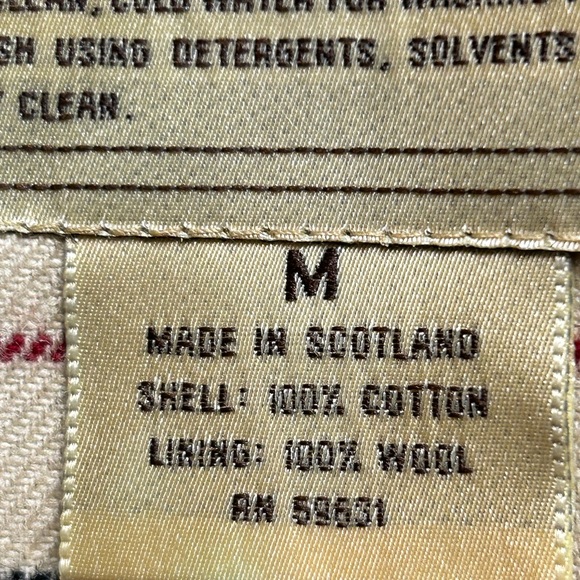 New wax cotton raincoat green lined hood Scotland Wathne MED / Barbour quality - Picture 10 of 16